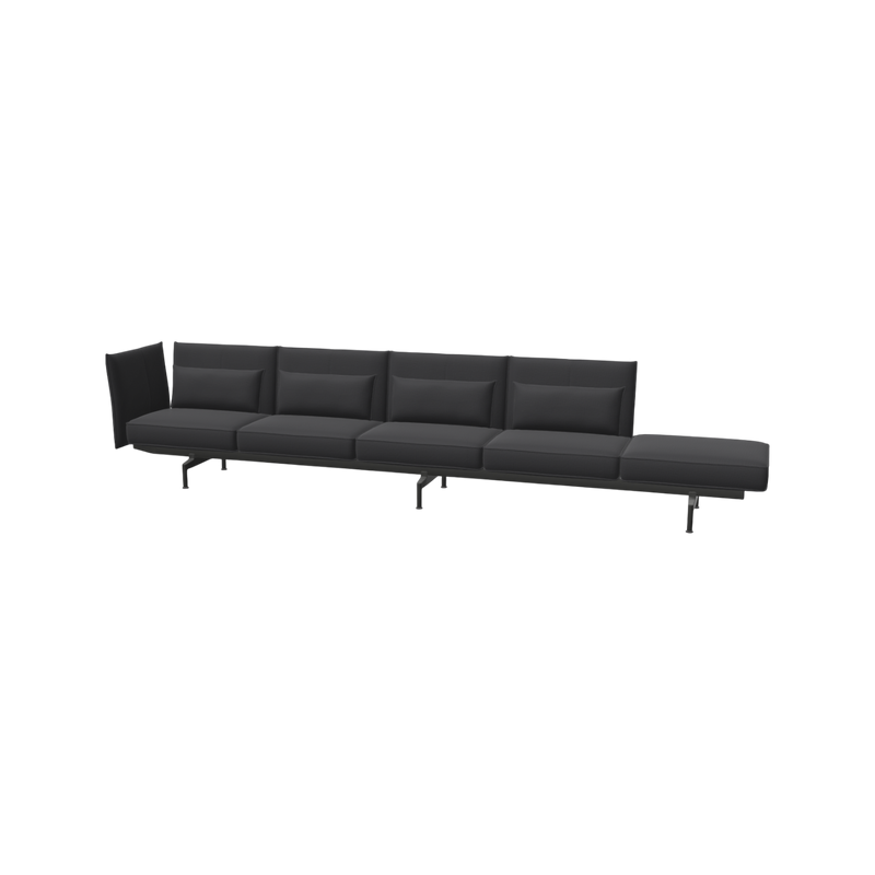Soft Work 5-Seater, Credo dunkelblau/schwarz