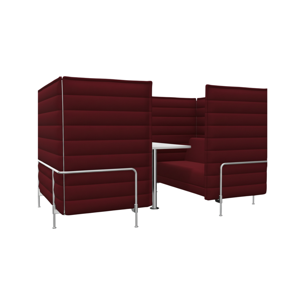 Alcove Cabin 2-Seater, Laser, dunkelrot