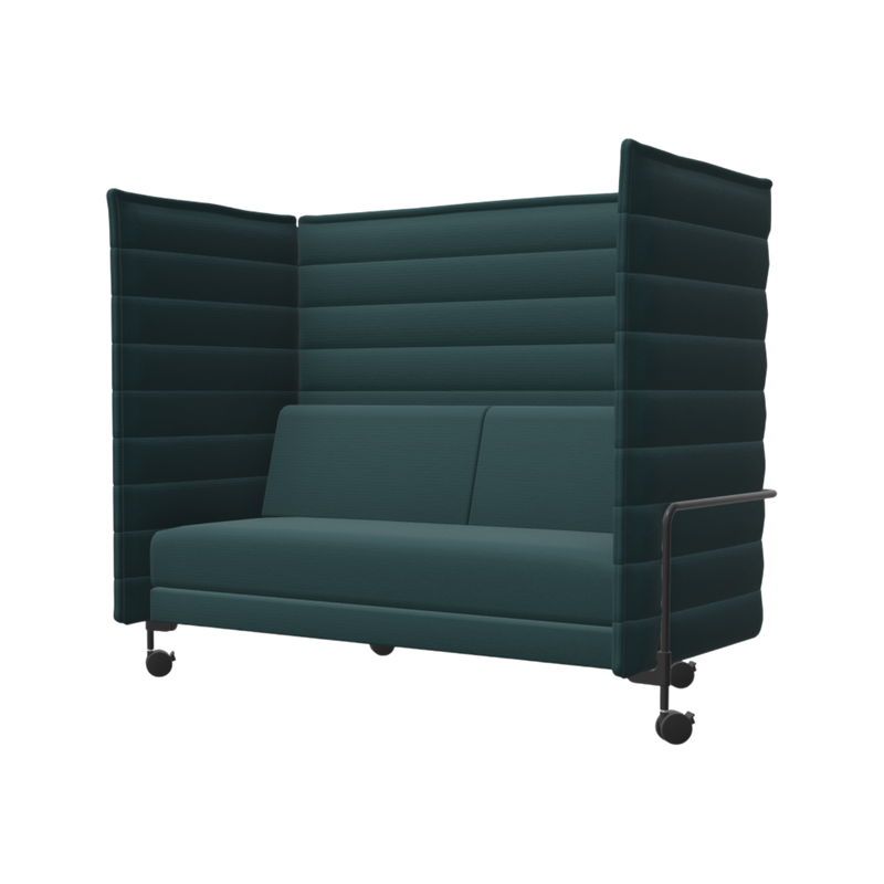 Alcove Sofa 2-Seater, Laser, blaugrün