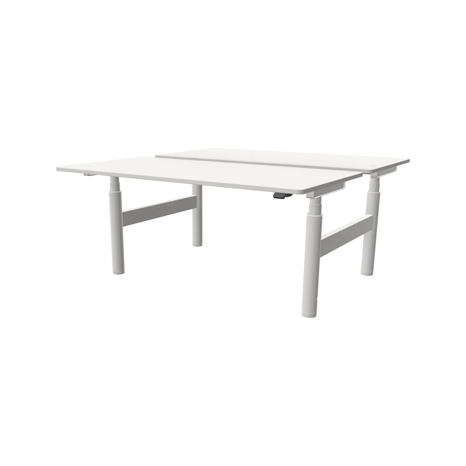 Tyde 2 Sit-Stand Cluster, Melamine soft light 160x80 cm