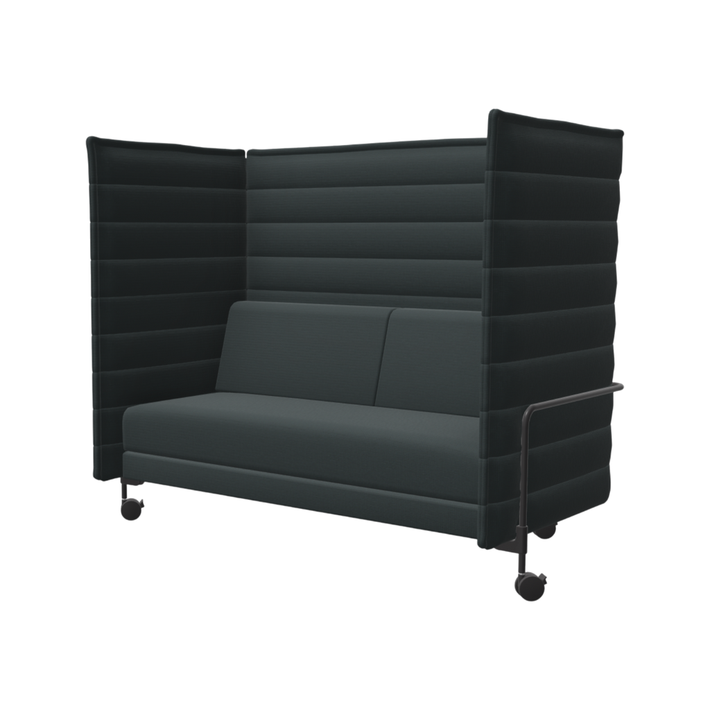 Alcove Sofa 2-Seater, Laser, Petrol/Moor brown