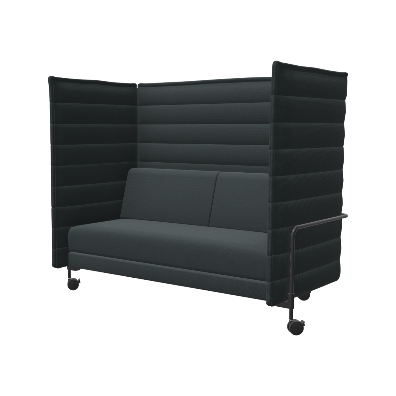 Alcove Sofa 2-Seater, Laser, Petrol/Moor brown