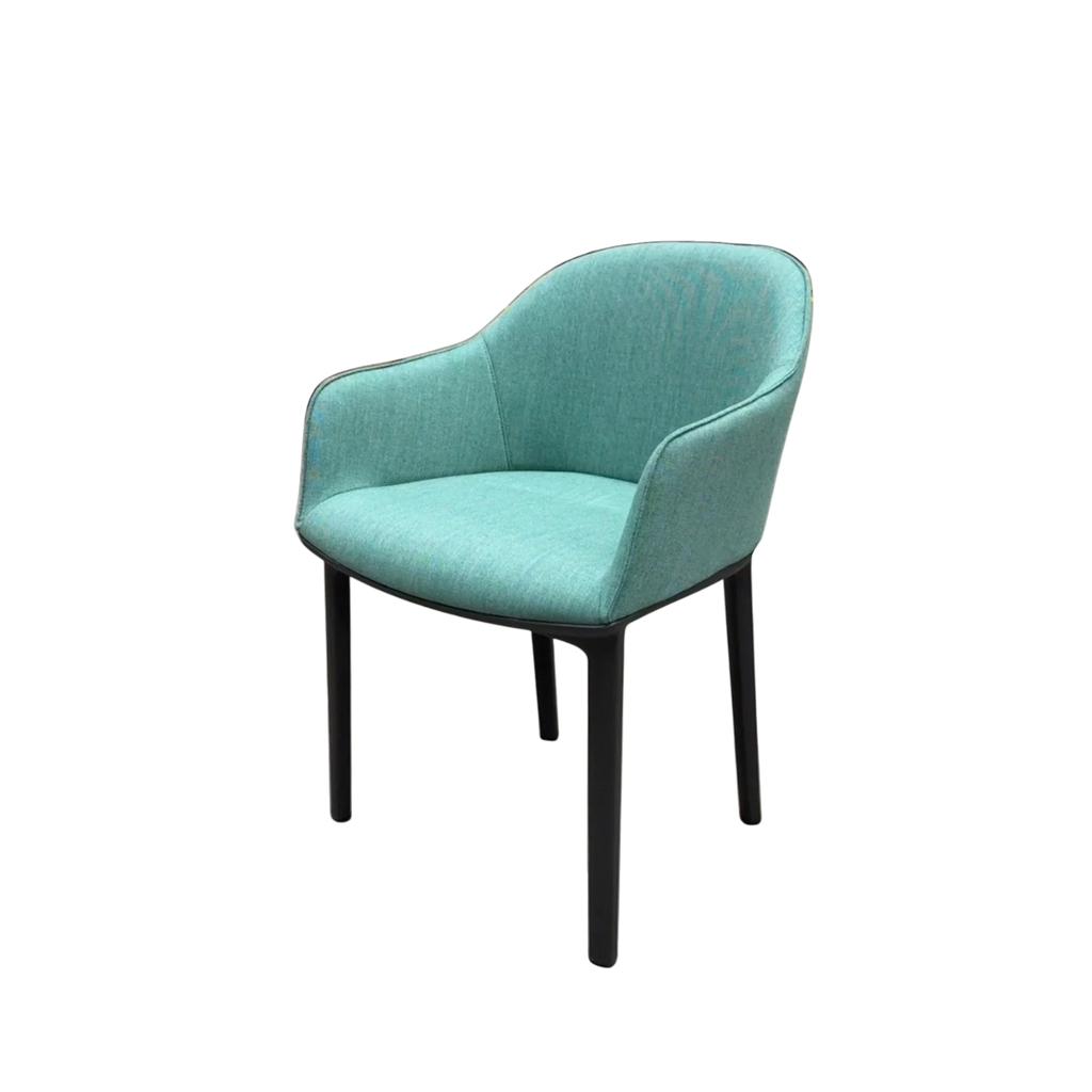 Softshell Chair 4 leg-base, Kvadrat Technicolour 0930
