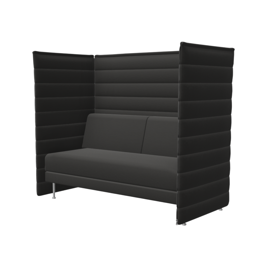 Alcove Plus Sofa 2-Seater, Laser, dunkelgrau