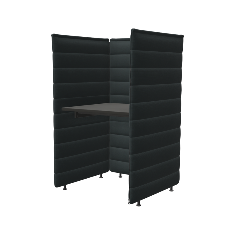 Alcove Plus Desk S, Laser, petrol/moorbraun