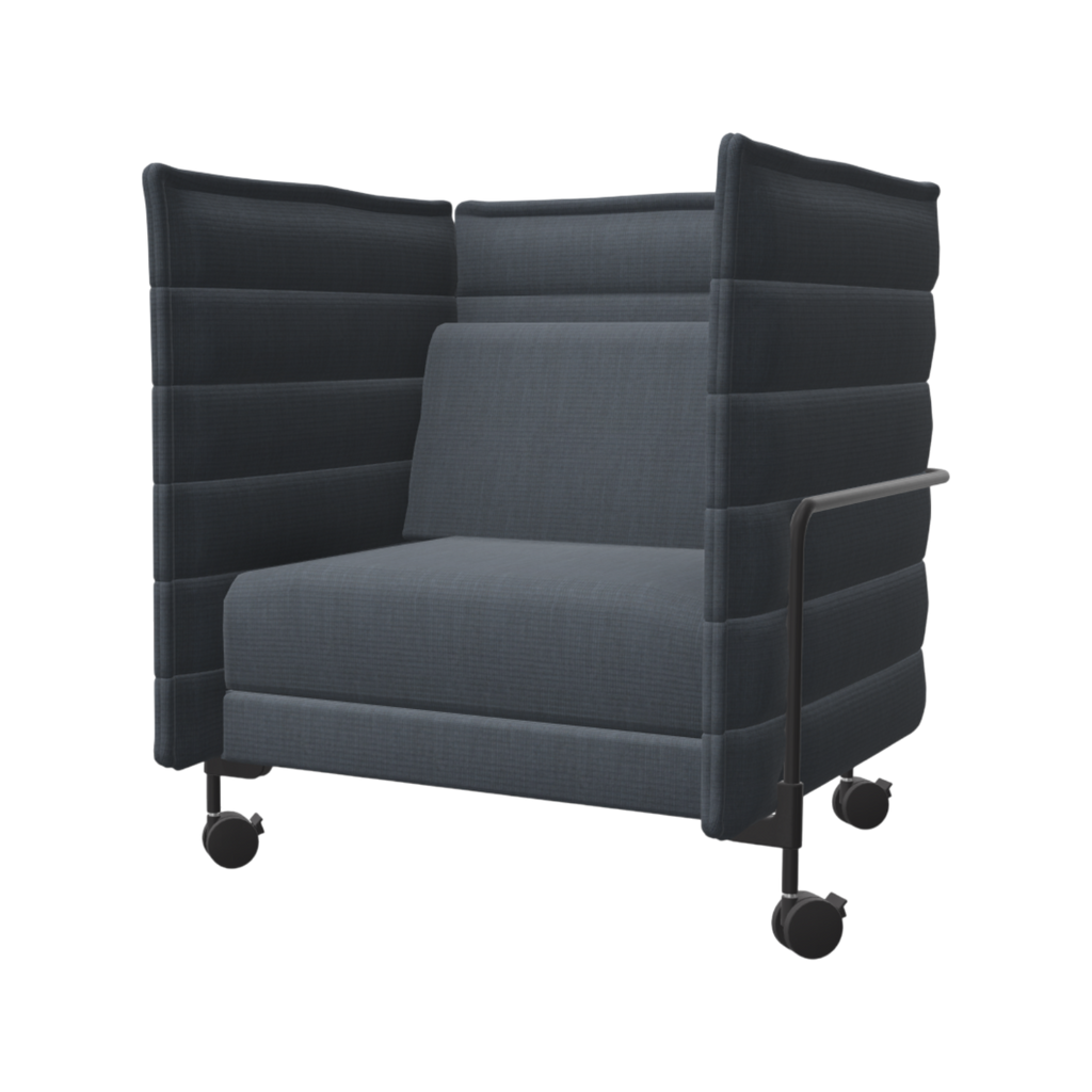 Alcove Sofa Fauteuil, Tress, blaugrau melange