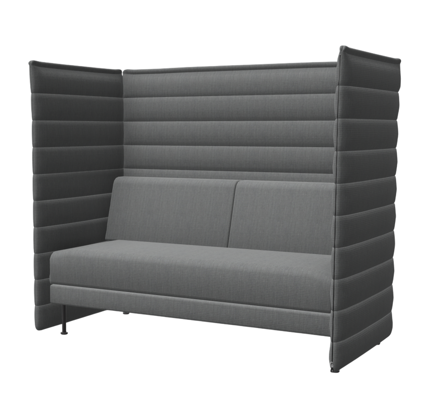 Alcove Plus Sofa 2-Seater, Tress, kiesel melange